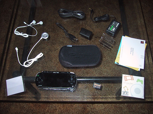 PSP s příslušenstvím